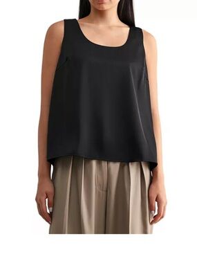 Luvee Classic Black Scoop Neck Camisole - Women's Tank